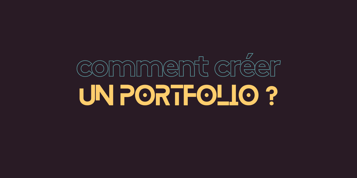 Comment créer un portfolio ?